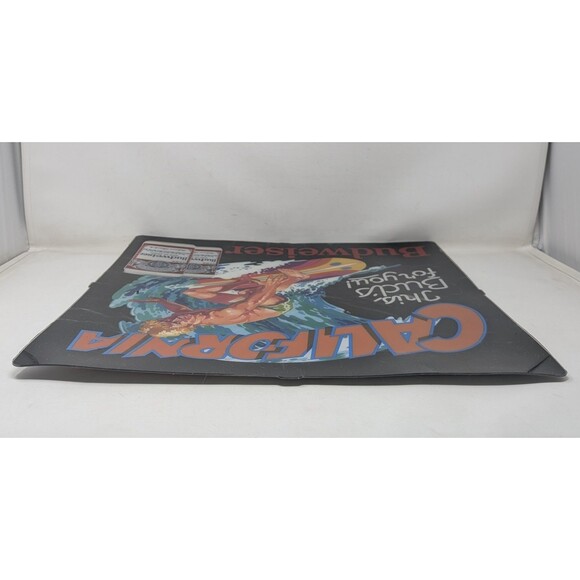 Budweiser California This Bud's For You Robert Redford Surfing Sign Insert Only - Picture 5 of 7